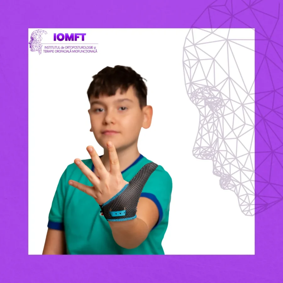 THUMBYE Mănușă anti-supt deget pentru vârsta 9-12 ani