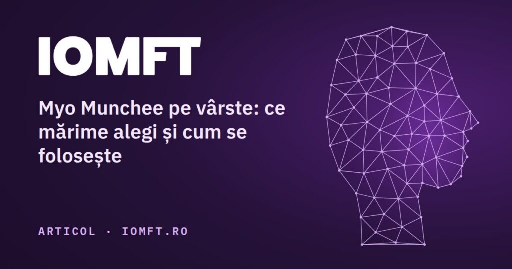 Myo Munchee pe vârste: ce mărime alegi și cum se folosește